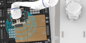 位置・高さ・傾きを自動補正。高精度な積付